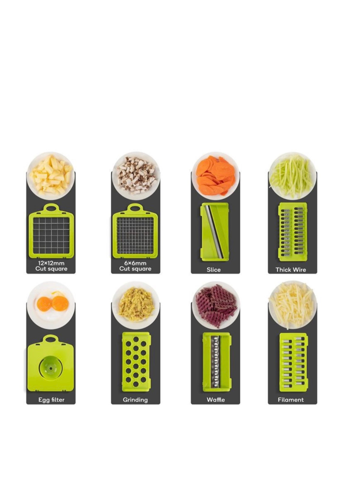 8-in-1 Multifunctional Vegetable Chopper