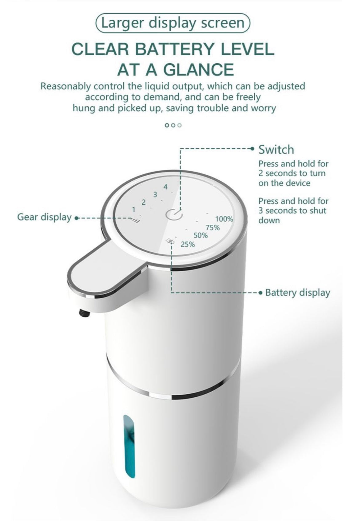 Automatic Soap Dispenser Non Contact Foam Soap Dispenser 380ml