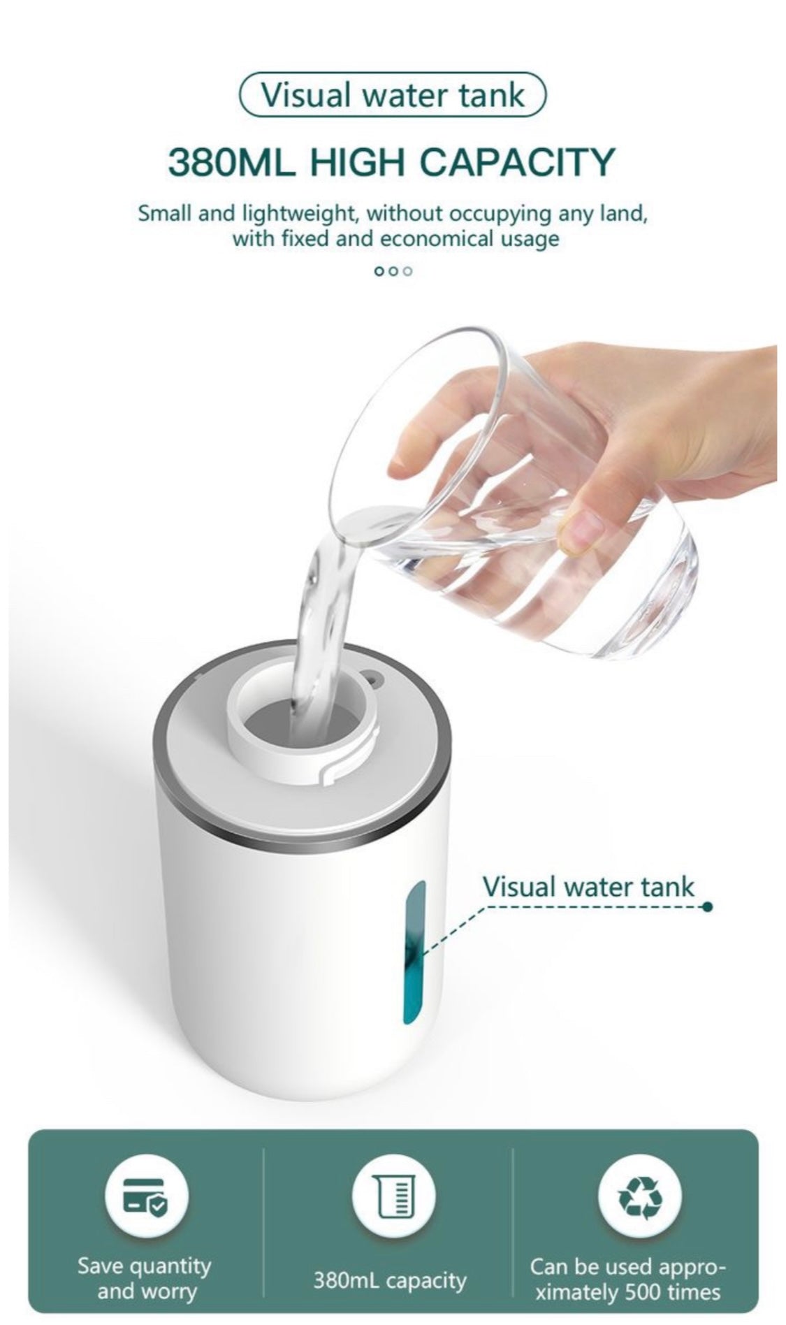 Automatic Soap Dispenser Non Contact Foam Soap Dispenser 380ml