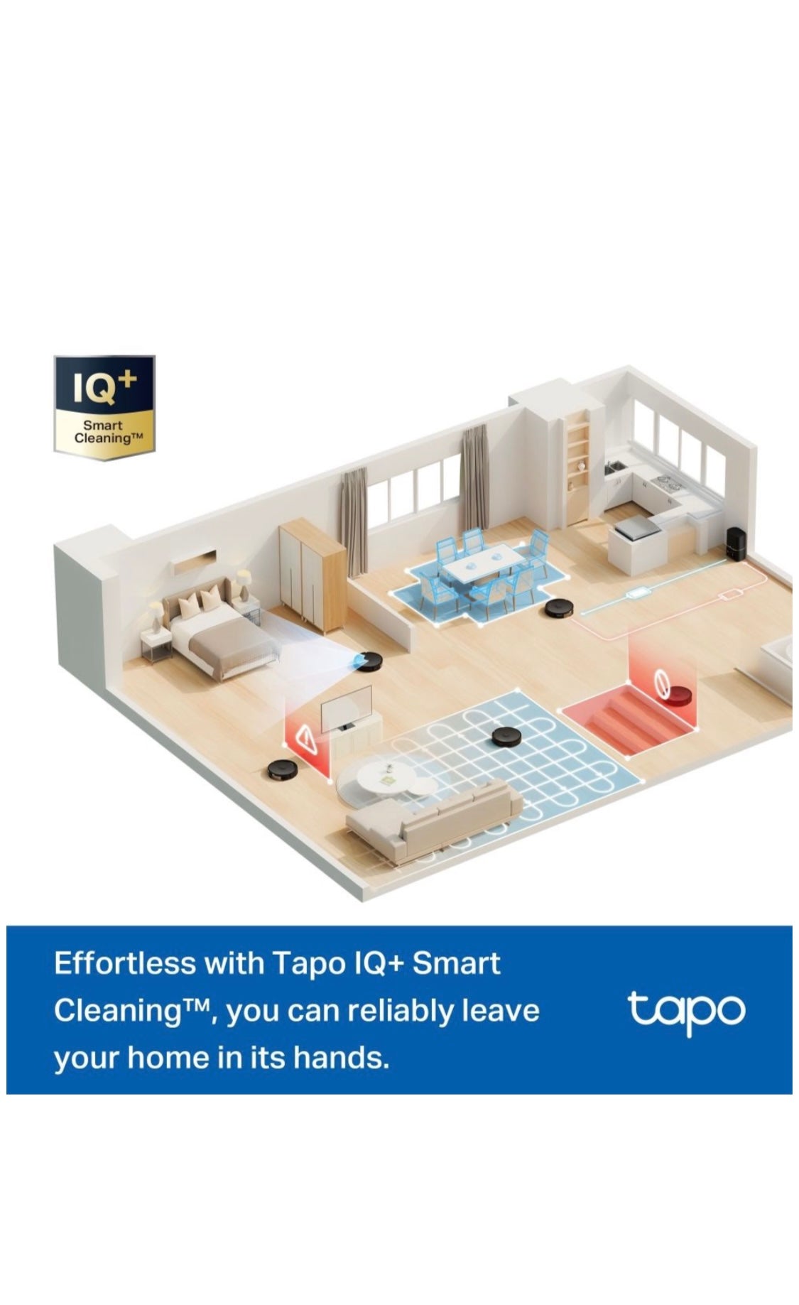 Smart Robot Vacuum & Mop with Self-Emptying Base