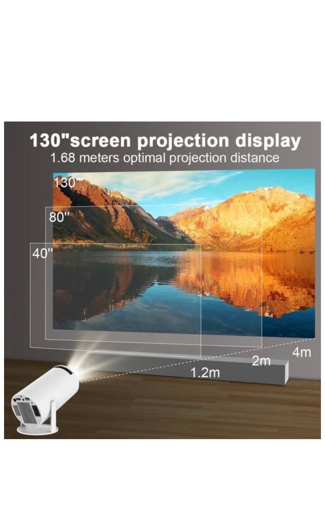 4k Ultra Hd Projector with Remote
