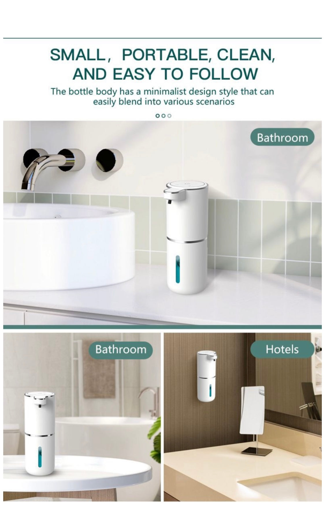 Automatic Soap Dispenser Non Contact Foam Soap Dispenser 380ml
