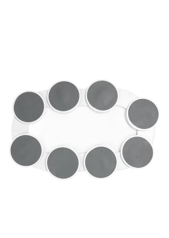 Synergy360 Lazy Susan 8 Plate Turntable Expandable for Dining Table
