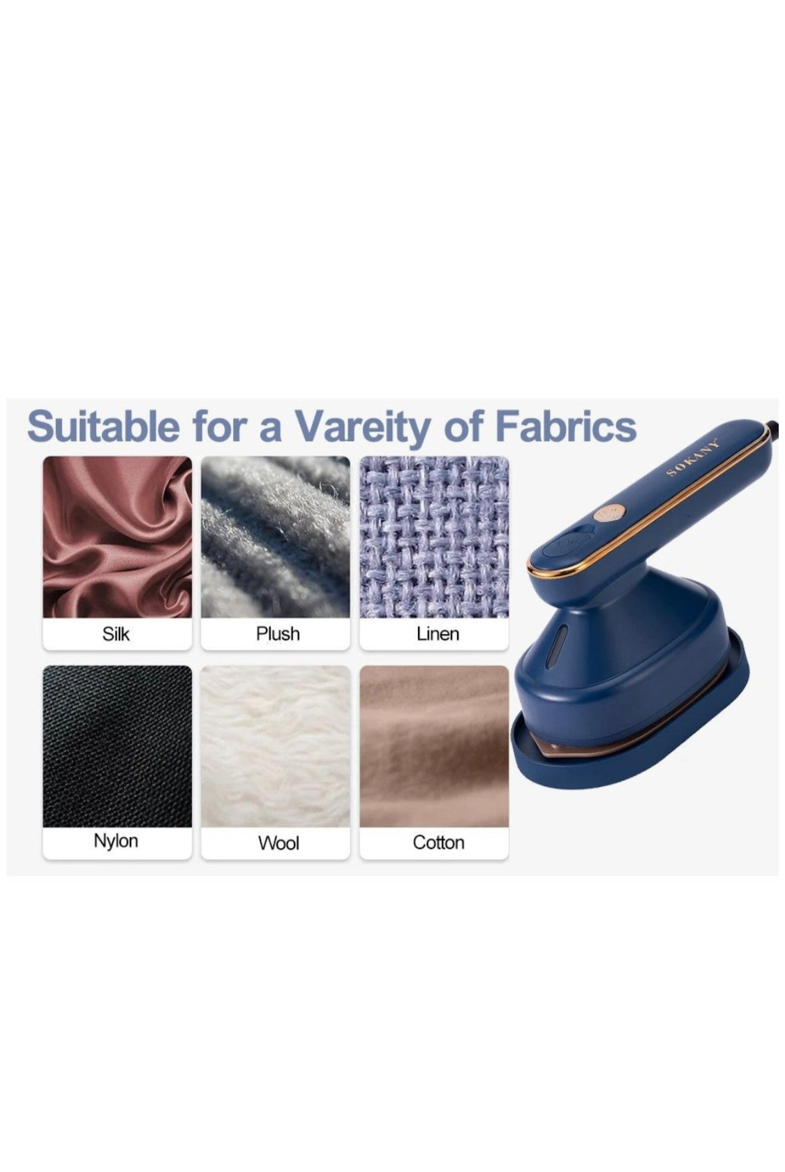 Portable steam iron - 1200W