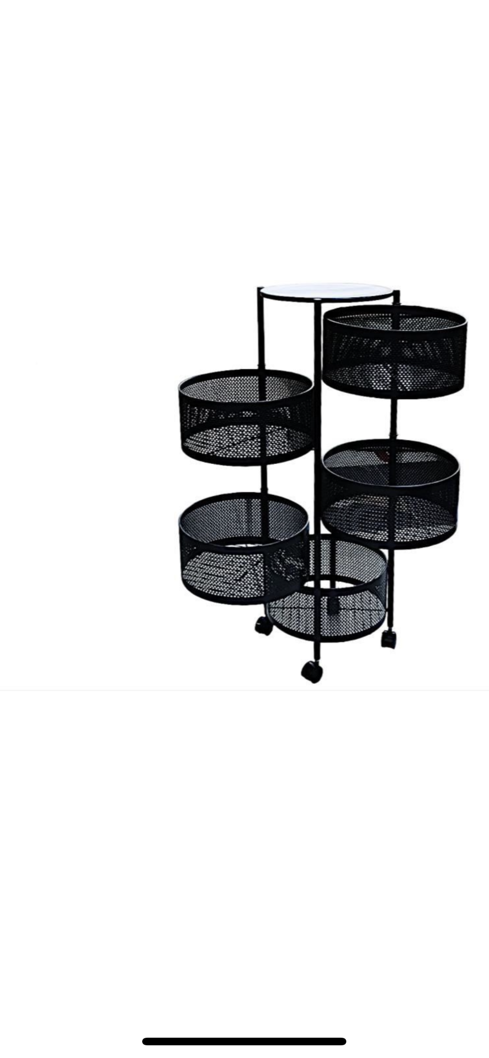 Multi-Layer Rotating Vegetable Rack