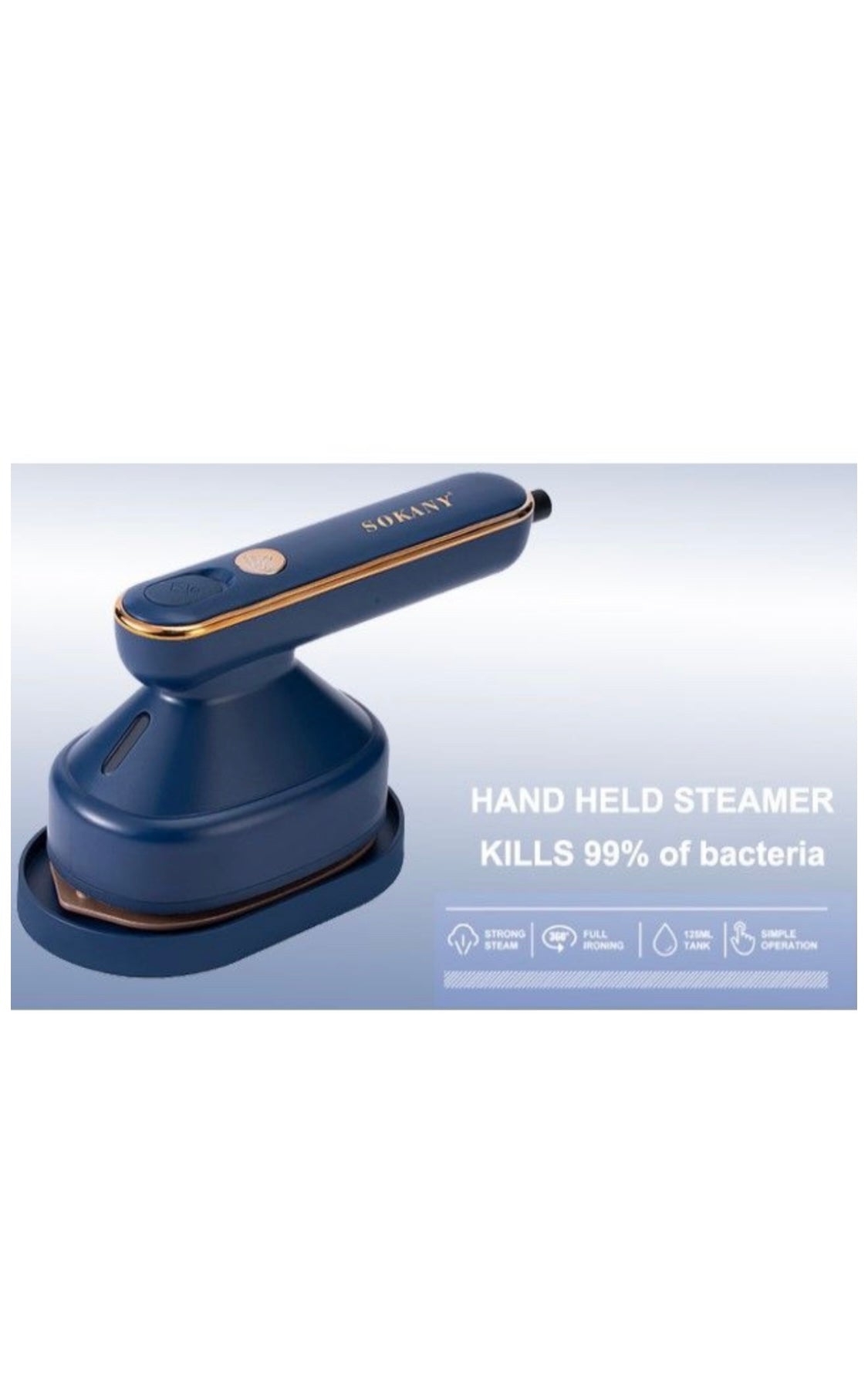 Portable steam iron - 1200W