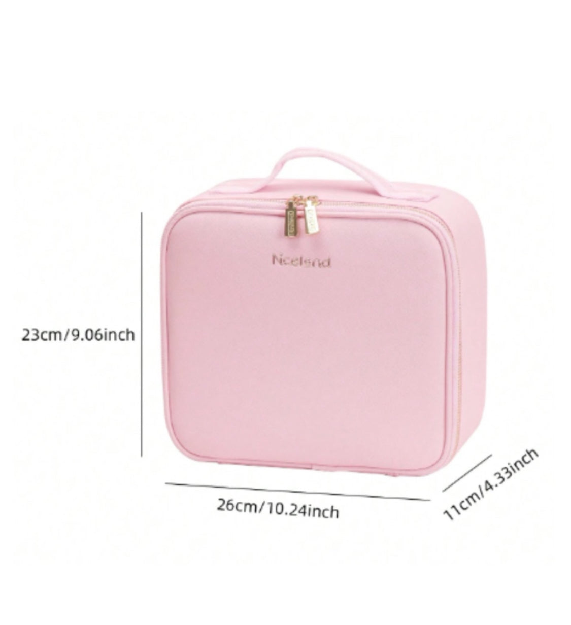 Travel Vanity Bag with led light mirror