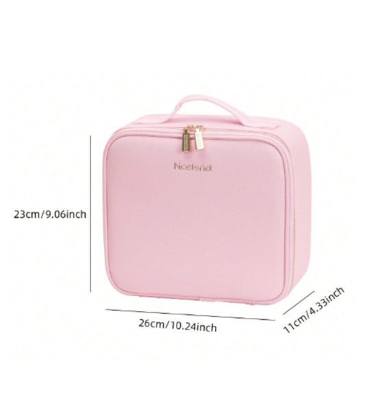 Travel Vanity Bag with led light mirror