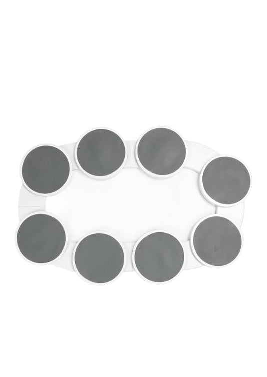 Synergy360 Lazy Susan 8 Plate Turntable Expandable for Dining Table